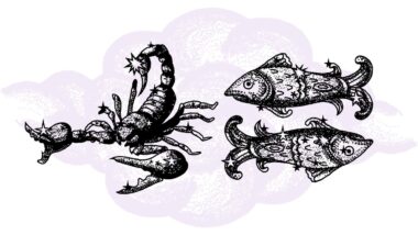 Skorpion i Ryby - kompatybilność w horoskopie partnerskim